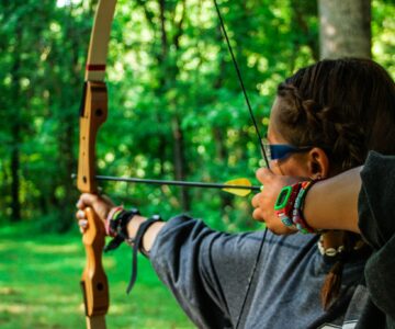 Archery is a popular camp activity at Camp Friendship