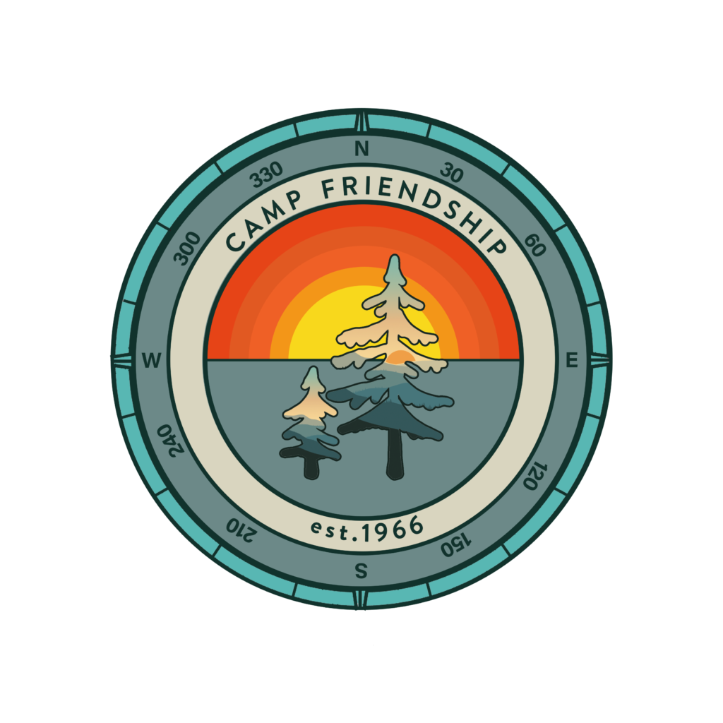 Camp Friendship logo design